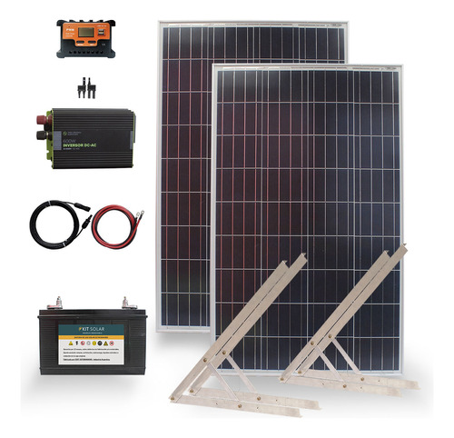 Kit Solar Completo Autoinstalable Energia Panel Envio Gratis
