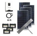 Kit Solar Completo Con Paneles 4x270 Energia Para Casas 3s 