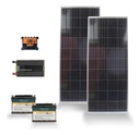 Kit Solar 1000w Para Casas Con 2 Paneles Y 2 Baterias 15x