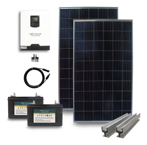 Kit Solar Para Casas Completo Paneles 270w Inversor 3000w 1s