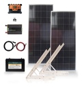 Kit Solar Aislada 1000w Para Antena Starlink + Notebook
