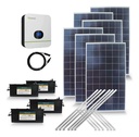 Kit Solar Full 5000w Inversor Growatt Completo | Intermedio