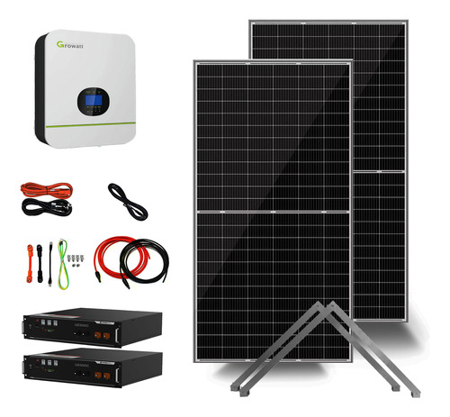 Kit Solar 3000w Con Bateria De Litio - Inversor Mppt