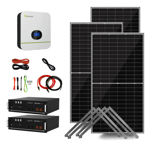 Kit Solar 3000w Con Bateria De Litio Mppt | Premium
