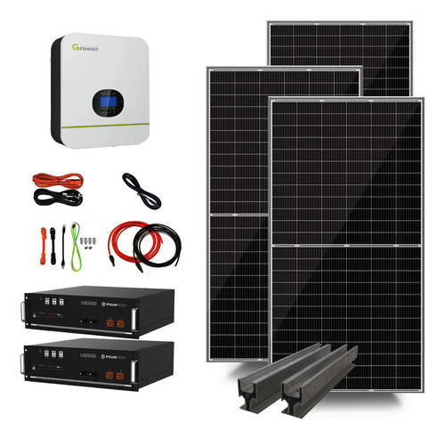 Kit Solar 3000w Con Bateria De Litio Mppt | Premium