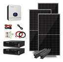 Kit Solar 3000w Con Bateria De Litio Mppt | Premium