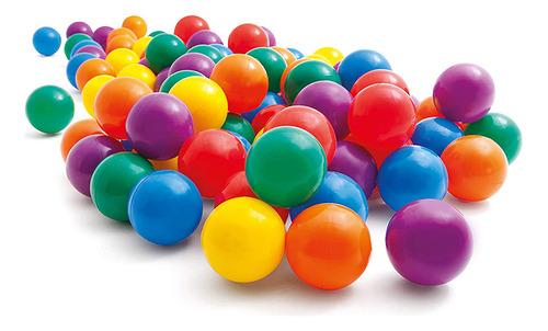 Pelotitas Plasticas 100 Pcs - Intex Interior