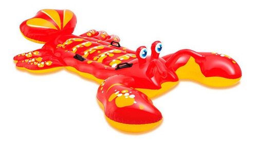 Colchoneta Langosta Inflable Intex Color Rojo
