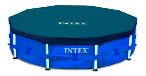 Cobertor Para Pileta Estructural Redondo Intex Frame 457 Cm