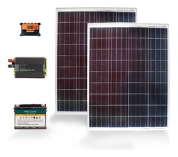 [14X] Kit Solar 300w Con Paneles 2x80w Energia Casa Rodante 14x