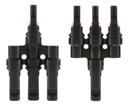 [MC4x3] Conectores Paneles Solares Mc4 3a1 Fichas Macho Hembra Ip67