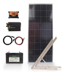 [K6A] Kit Solar Completo Autoinstalable Energia Panel Bateria K21