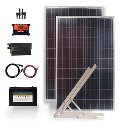 [K25] Kit Solar Completo Autoinstalable Energía Panel Batería K25