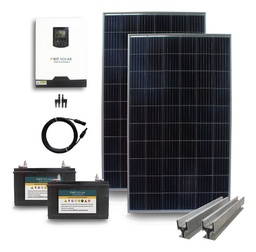 Kit Solar Para Casas Completo Paneles 270w Inversor 3000w 1s