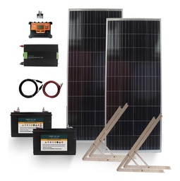 [K16AM] Kit Solar Aislada 1500w Batería Agm (innovación Gel) | Ultra