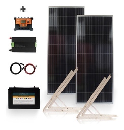 [K16AP] Kit Solar Aislada 1500w Para Casas Sin Red Eléctrica | Ultra