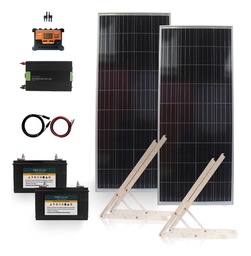 [K15AP] Kit Solar Aislada 1500 W Heladera Ventilador | Premium