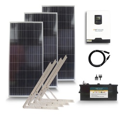 [S160.180.1012] Kit Solar Full 1000w Cortes De Luz Completo | Intermedio