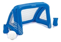 [227032] Arco De Futbol Inflable Con Pelota Agua Futbol Pileta Intex