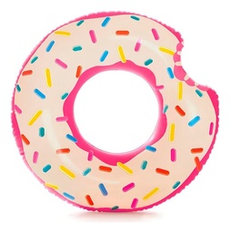 [238320] Flotador Inflable Pileta Intex Rueda Donut Glaseada 94 Cm Color Rosa Pálido 56265