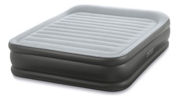 [227847] Colchón Inflable Intex 2 Plazas Eléctrico Somier Deluxe Color Gris