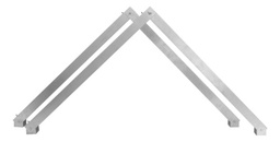 [S01L370] Soporte Para Panel Solar Aluminio De 370w